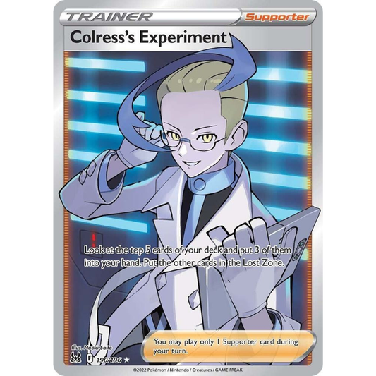 Pokémon Colress's Experiment (Full Art) - Lost Origin #190/196