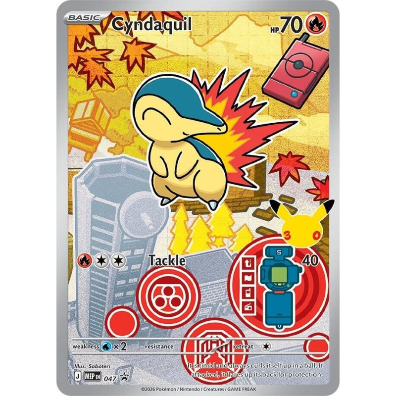 Pokémon Cyndaquil - Mega Evolution Promo #047