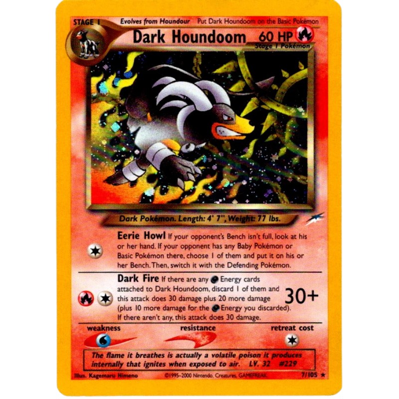 Pokémon Dark Houndoom - Neo Destiny #007/105