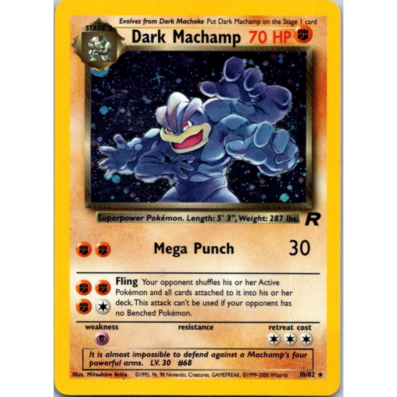 Pokémon Dark Machamp - Team Rocket #10/82