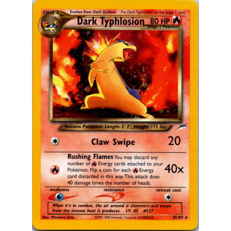 Pokémon Dark Typhlosion - Neo Destiny #010/105