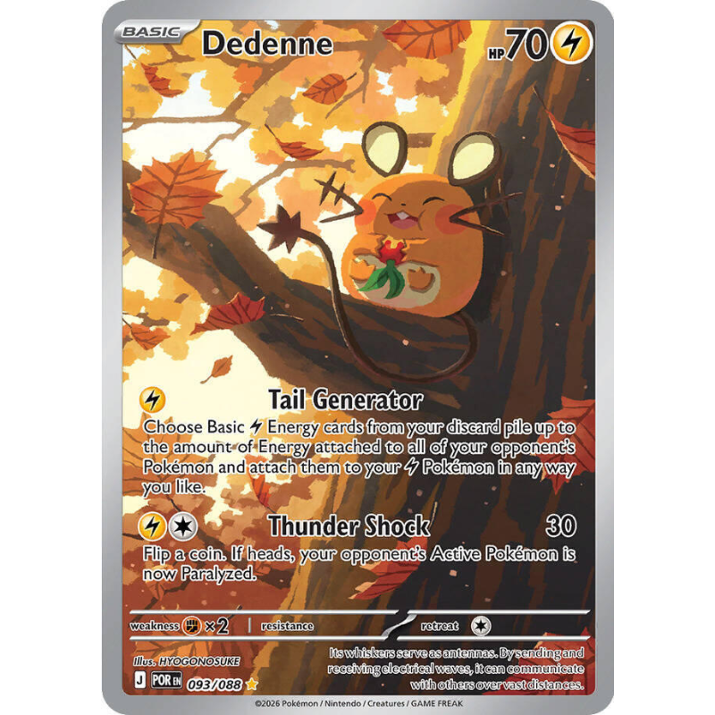 Pokémon Dedenne - Perfect Order #093/088 NM