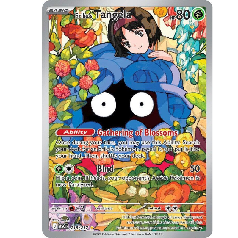 Pokémon Erika's Tangela - Ascended Heroes #218/217