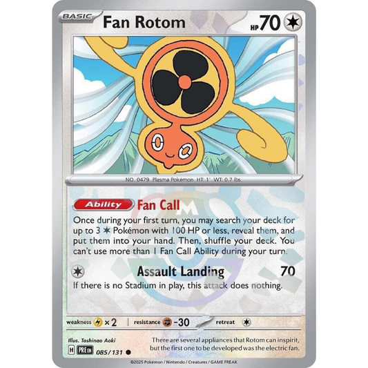 Pokémon Fan Rotom (Master Ball Pattern) - Prismatic Evolutions #085/131
