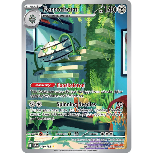 Pokémon Ferrothorn - Paradox Rift #209/182