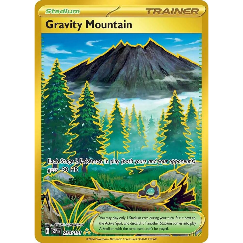 Pokémon Gravity Mountain - Surging Sparks #250/191