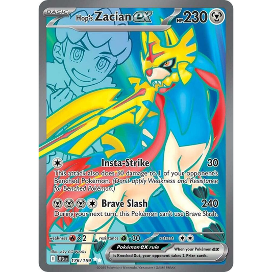 Pokémon Hop's Zacian ex - Journey Together #176/159