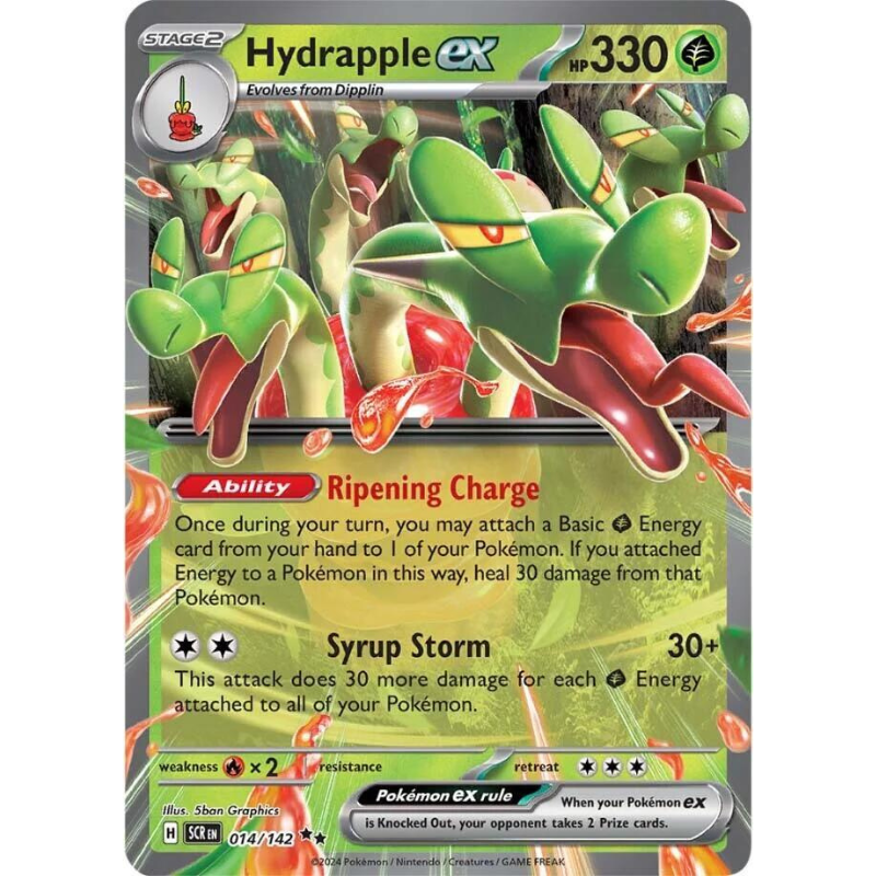 Pokémon Hydrapple ex - Stellar Crown #014/142
