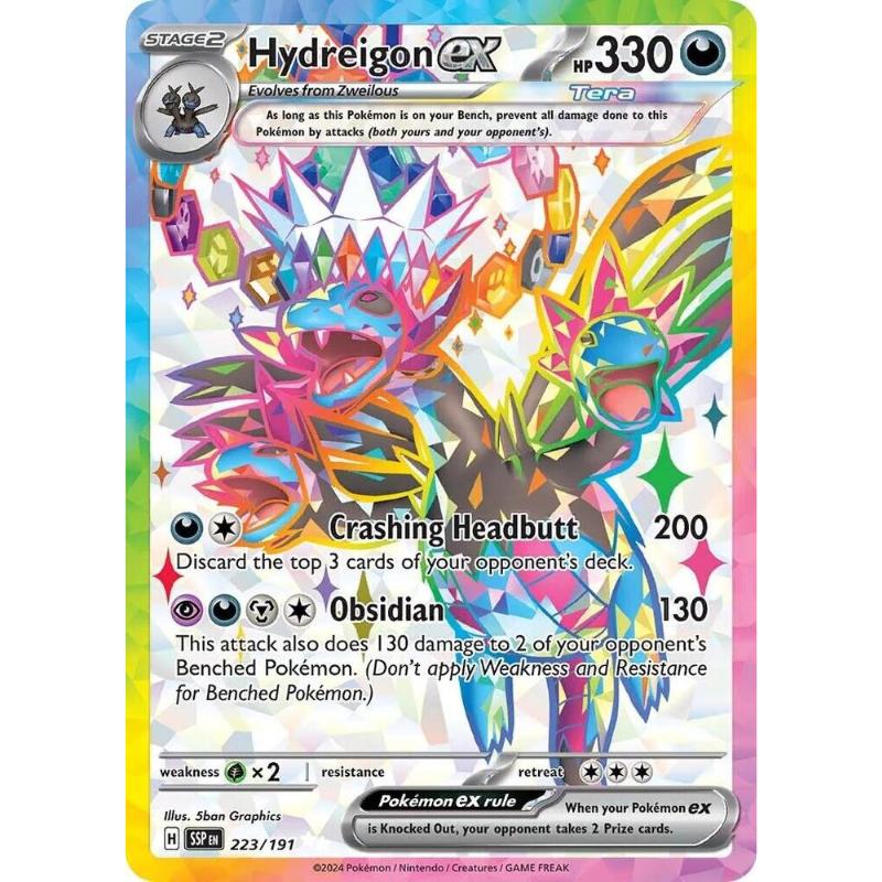 Pokémon Hydreigon ex - Surging Sparks #223/191
