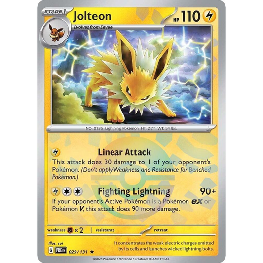 Pokémon Jolteon (Poke Ball Pattern) - Prismatic Evolutions #029/131