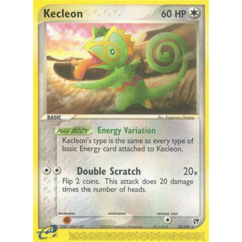 Pokémon Kecleon - EX Sandstorm #18/100