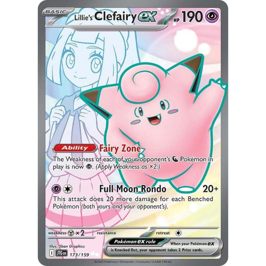 Pokémon Lillie's Clefairy ex - Journey Together #173/159
