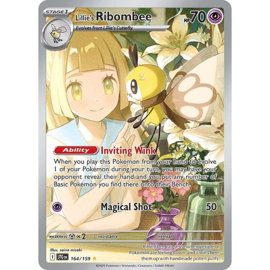 Pokémon Lillie's Ribombee - Journey Together #164/159
