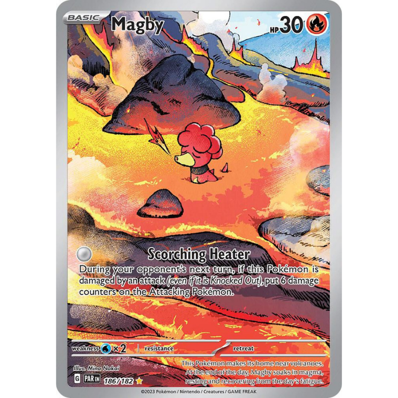 Pokémon Magby - Paradox Rift #186/182