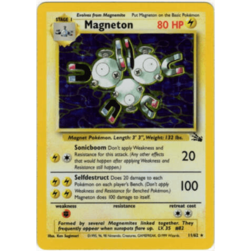 Pokémon Magneton - Fossil #11/62 