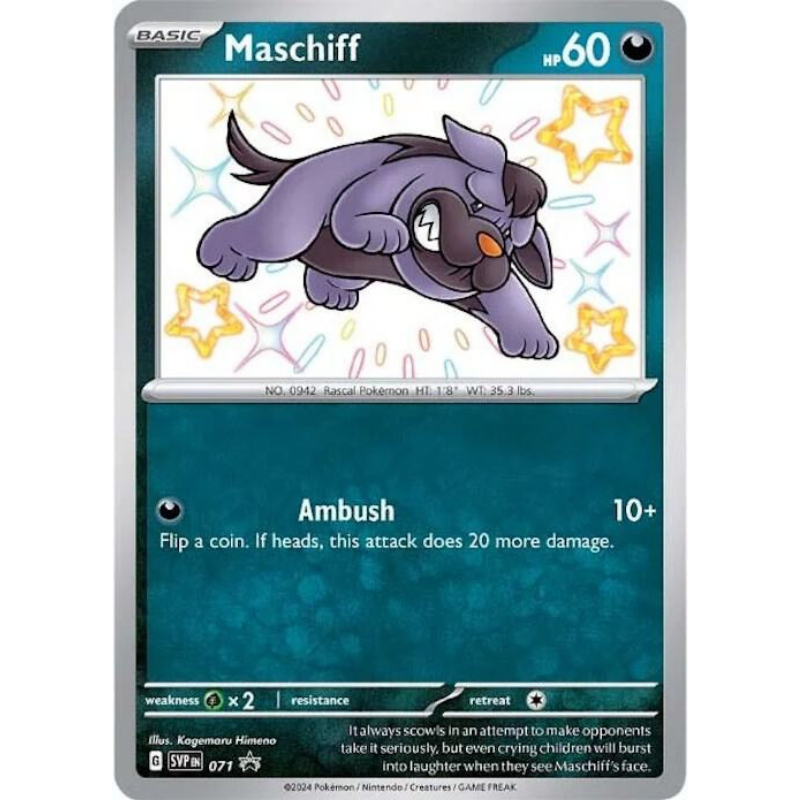 Pokémon Maschiff - Scarlet & Violet Promo Cards #071