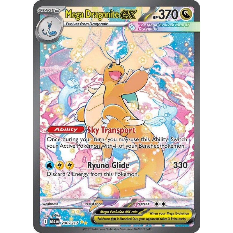 Pokémon Mega Dragonite ex - Ascended Heroes #290/217