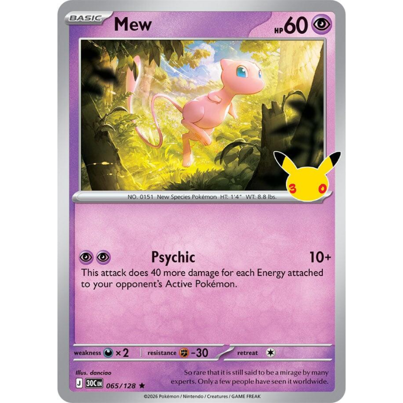 Pokémon Mew - 30th Celebration #065/128