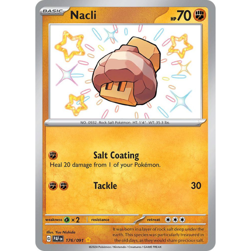 Pokémon Nacli - Paldean Fates #176/091