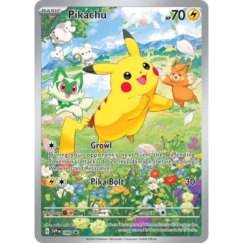 Pokémon Pikachu - Scarlet & Violet Promo Cards #088