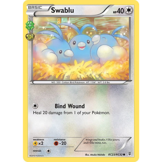 Pokémon Pokémon Swablu - Generations: Radiant Collection #RC23/RC32