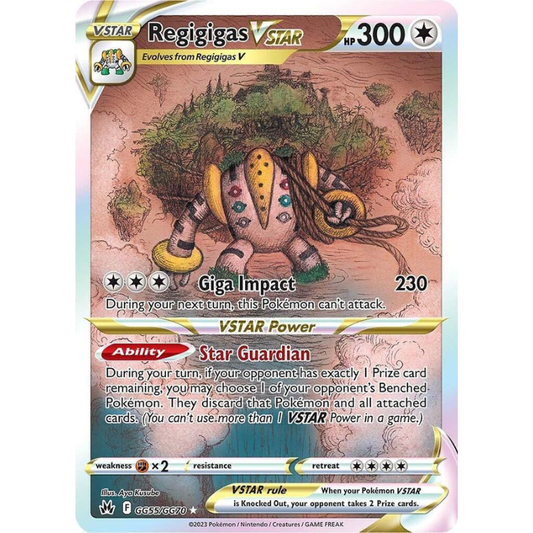 Pokémon Regigigas VSTAR - Crown Zenith: Galarian Gallery #GG55/GG70