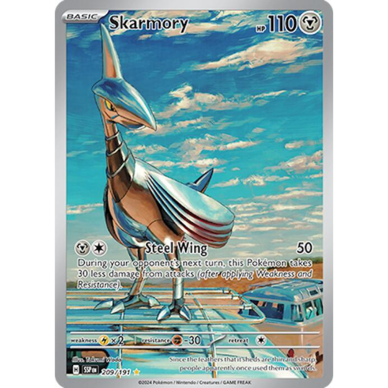 Pokémon Skarmory - Surging Sparks #209/191