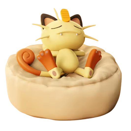 Pokémon Sleeping Figure - Meowth