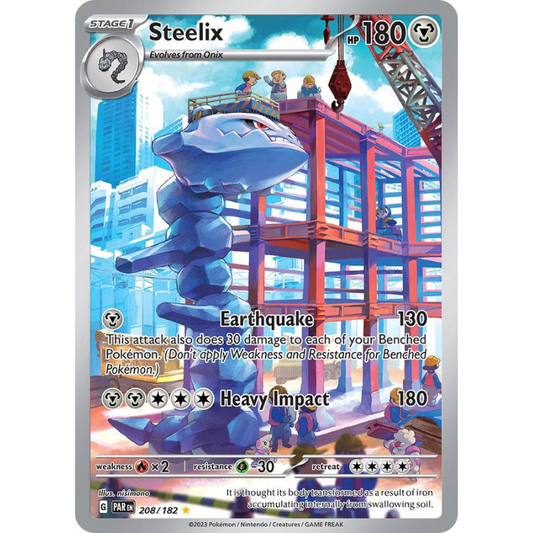 Pokémon Steelix - Paradox Rift #208/182