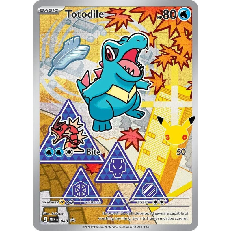 Pokémon Totodile - Mega Evolution Promo #048