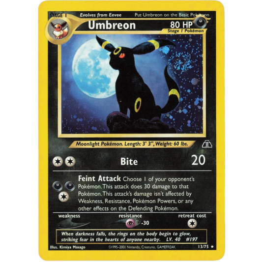 Pokémon Umbreon - Neo Discovery #13/75 (Lightly Played)
