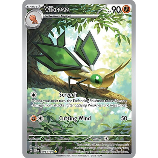 Pokémon Vibrava - Surging Sparks #206/191