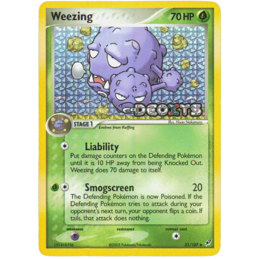 Pokémon Weezing - EX Deoxys #51/107