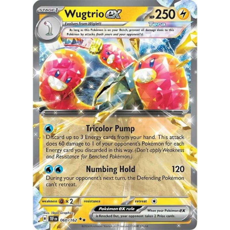 Pokémon Wugtrio ex - Temporal Forces #060/162