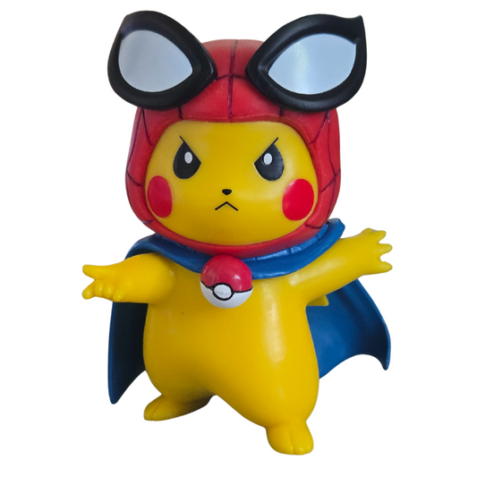 Pokémon Cosplay Figure - Pikachu Spider-Man 4.5"