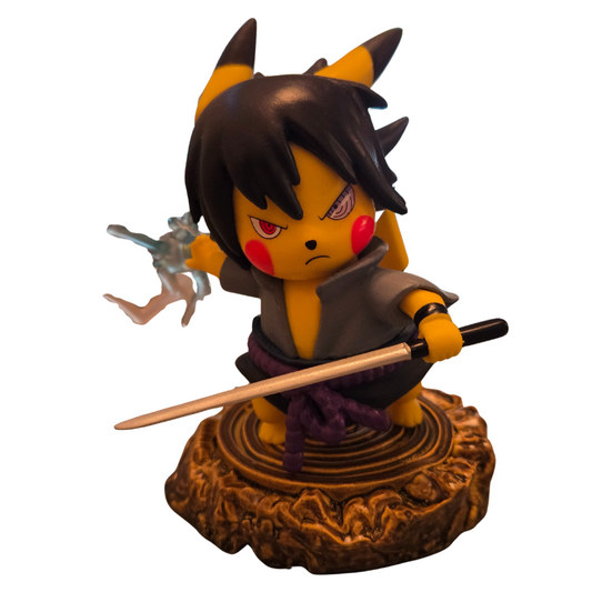 Pokémon Cosplay Figure - Pikachu Uchiha Sasuke 3.5"