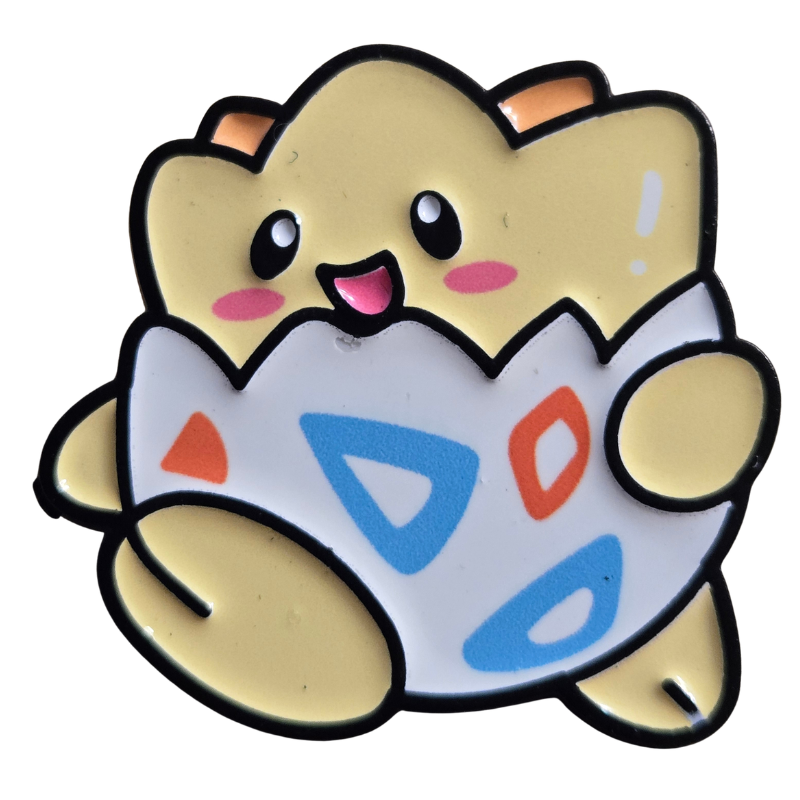 Cartoon character with a shell on a white background
