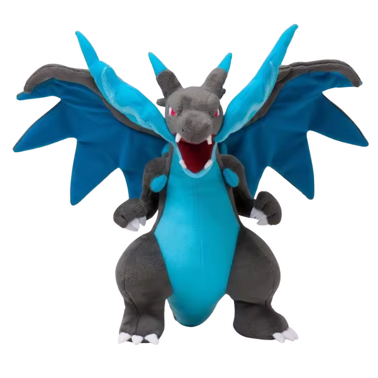 Pokémon Plush Mega Charizard X 8in