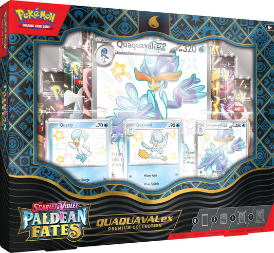 Pokémon Paldean Fates Premium Collection Quaquaval ex