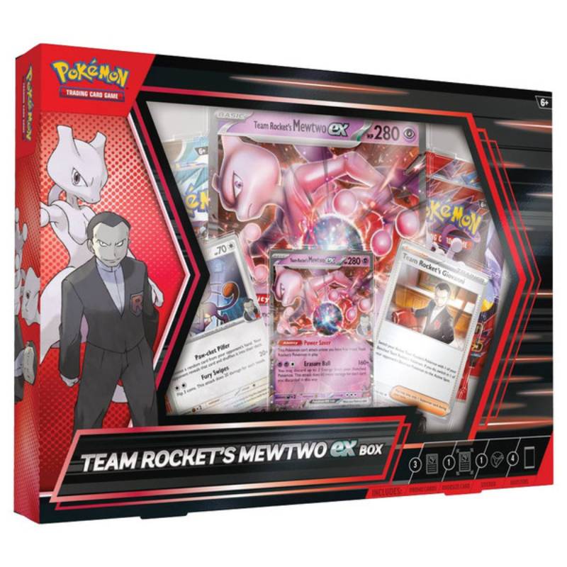 Pokémon TCG: Team Rocket’s Mewtwo ex Box