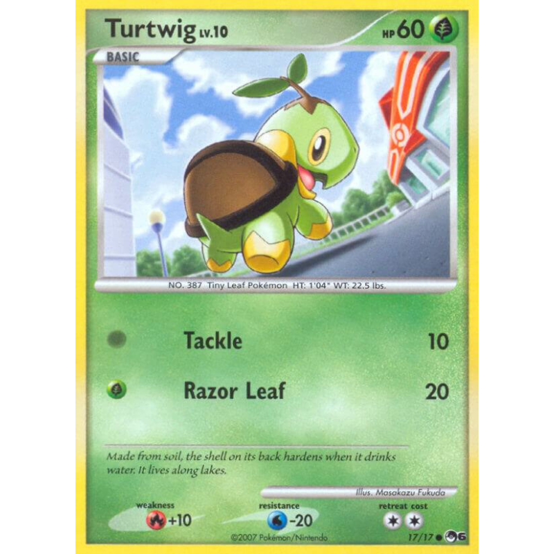 Pokémon Turtwig - POP Series 6 #017/017