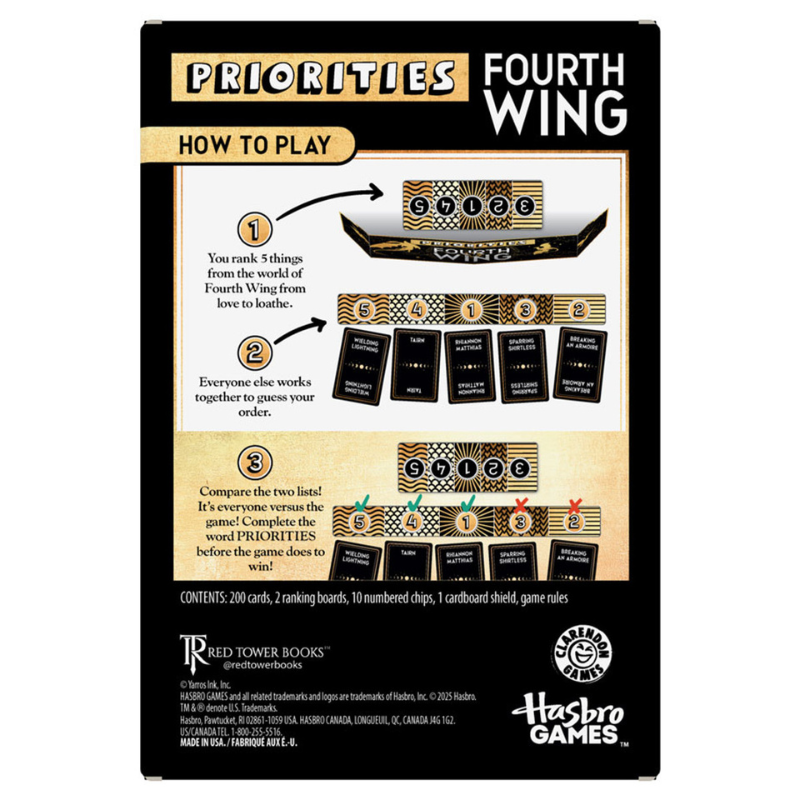 Priorities: Fourth Wing