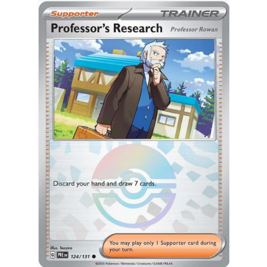 Professor's Research [Professor Rowan] (Poke Ball Pattern) - Prismatic Evolutions #124/131