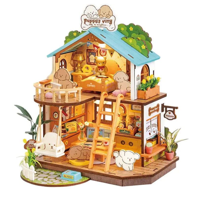 Puppy’s Cozy Villa - Rolife DIY Miniature