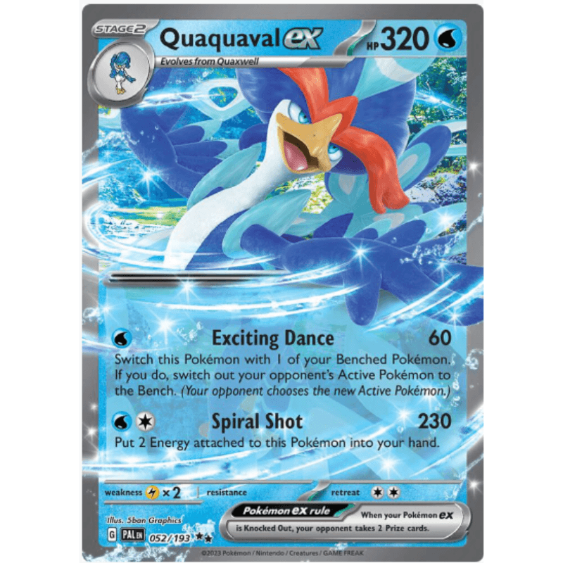 Quaquaval ex - Paldea Evolved #052/193