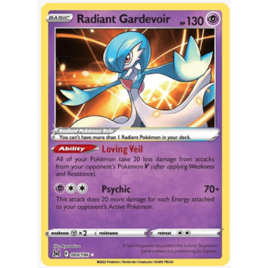 Radiant Gardevoir - Lost Origin #069/196
