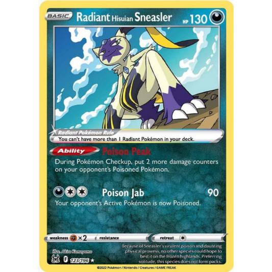 Radiant Hisuian Sneasler - Lost Origin #123/196