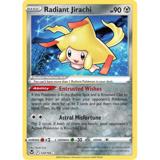 Radiant Jirachi - Silver Tempest #120/195