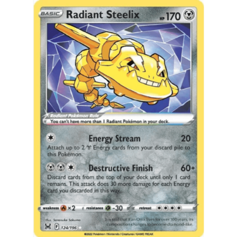 Radiant Steelix - Lost Origin #124/196