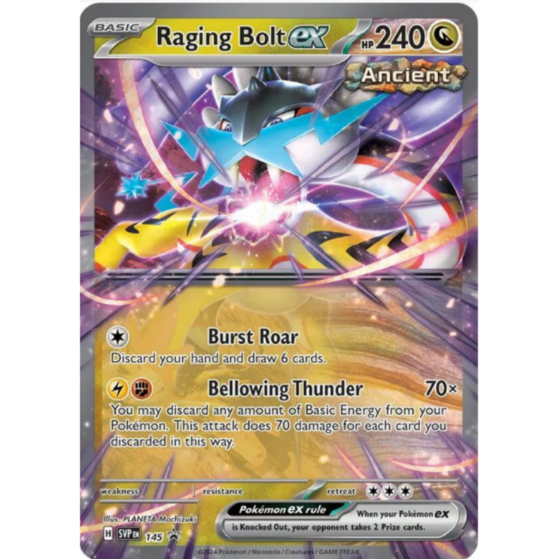 Raging Bolt ex - Scarlet & Violet Promo Cards #145